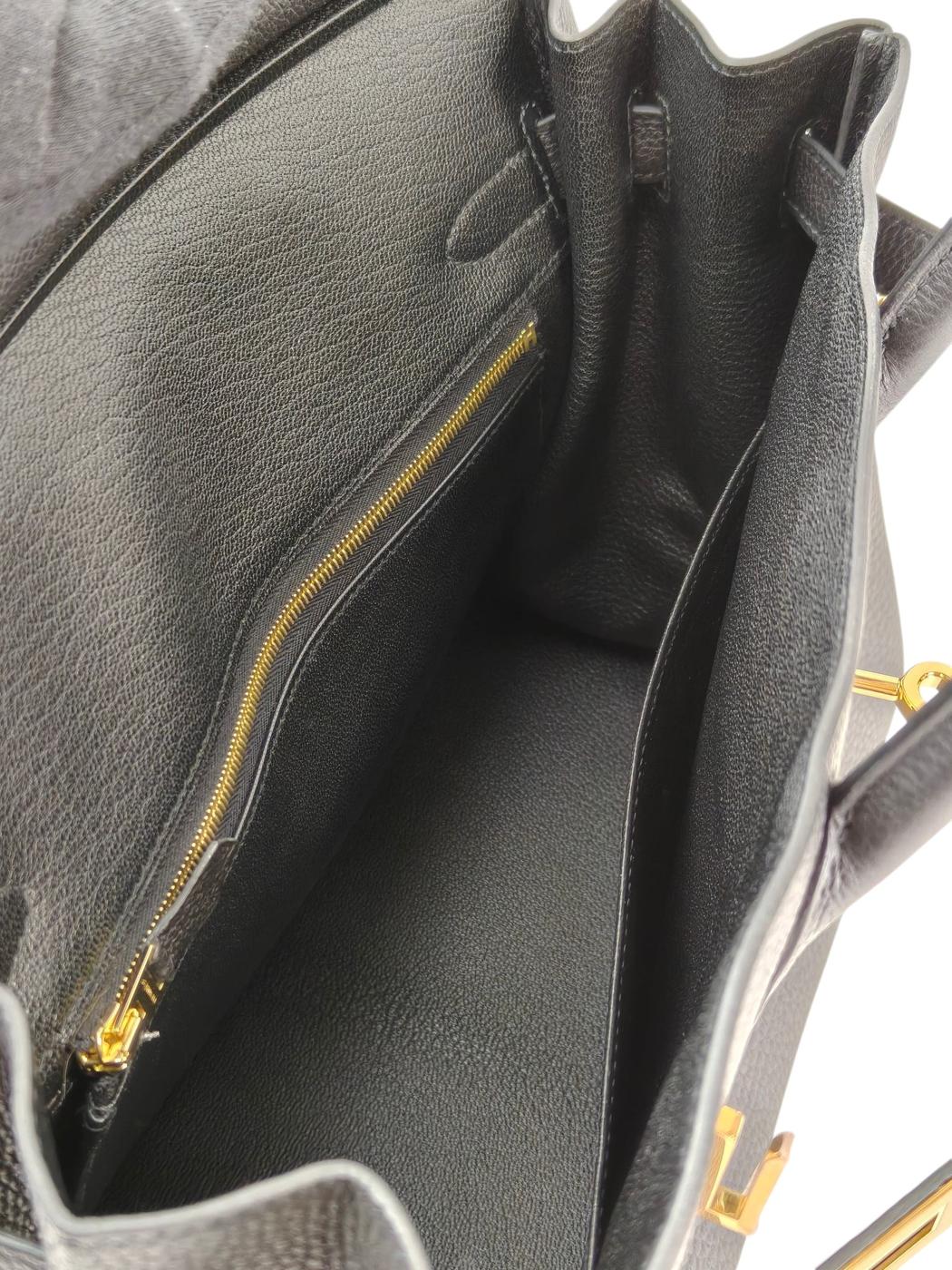 HERMES エルメス バーキン 30 金具 Y刻印 トートバッグ ブラック 管理番号：11396
