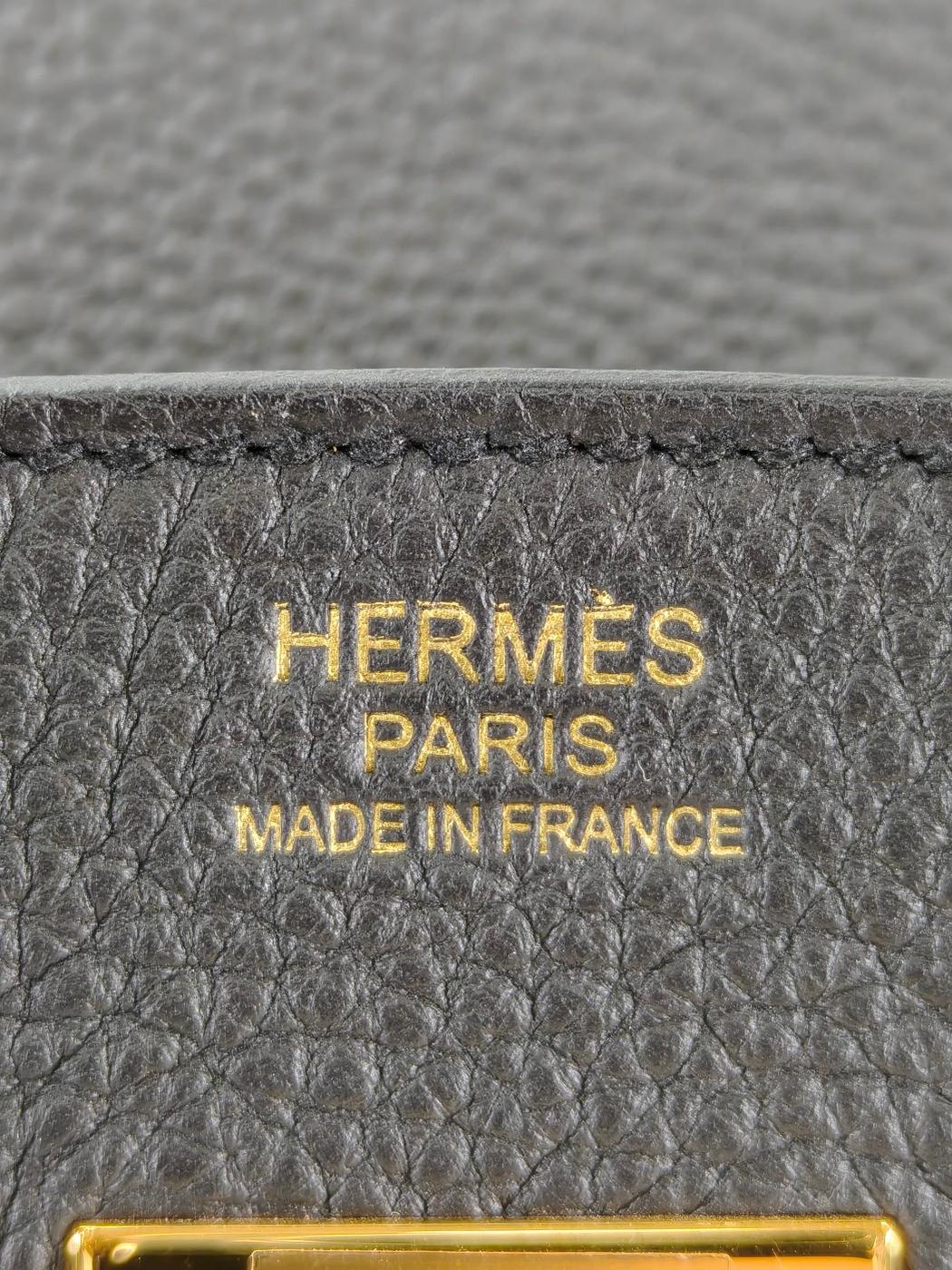 HERMES エルメス バーキン 30 金具 Y刻印 トートバッグ ブラック 管理番号：11396