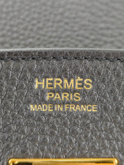 HERMES エルメス バーキン 30 金具 Y刻印 トートバッグ ブラック 管理番号：11396