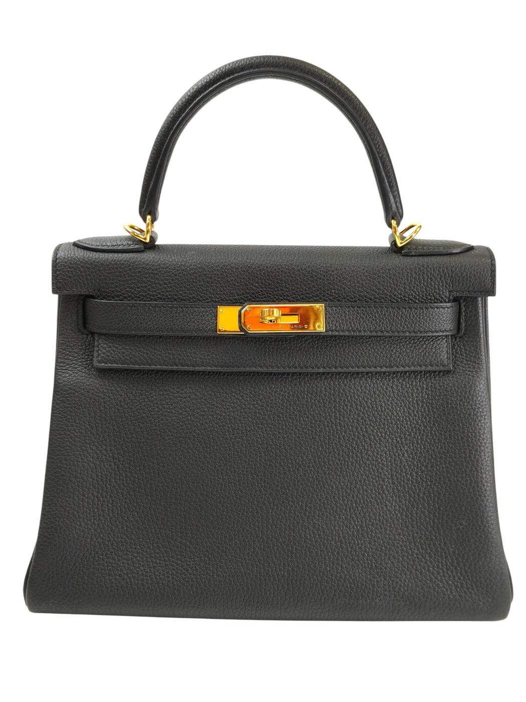HERMES エルメス ケリー28 A刻 ノワール ブラック  管理番号：11417