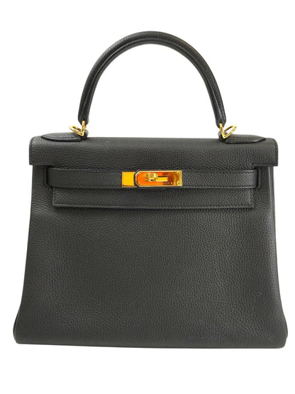 HERMES エルメス ケリー28 A刻 ノワール ブラック  管理番号：11417