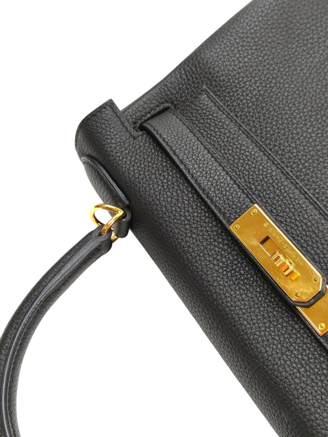 HERMES エルメス ケリー28 A刻 ノワール ブラック  管理番号：11417
