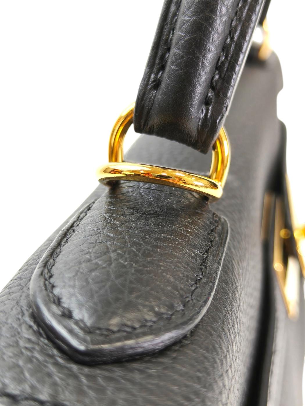 HERMES エルメス ケリー28 A刻 ノワール ブラック  管理番号：11417
