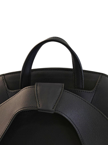 HERMES エルメス シティー27 リュック ブラック×ブルー 管理番号：11426