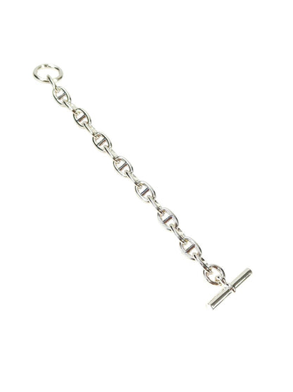 HERMES エルメス シェーヌダンクル ブレスレット MM 15コマ 銀 Ag925 シルバー 管理番号：11438