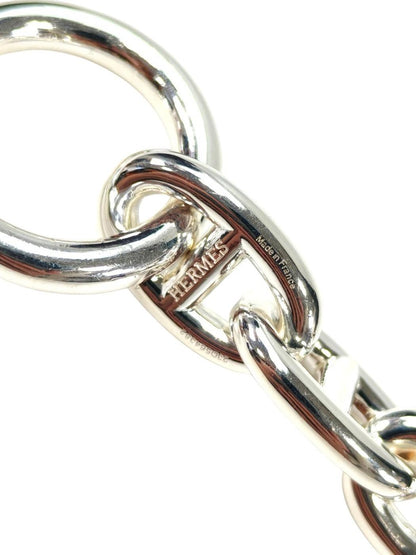 HERMES エルメス シェーヌダンクル ブレスレット MM 15コマ 銀 Ag925 シルバー 管理番号：11438
