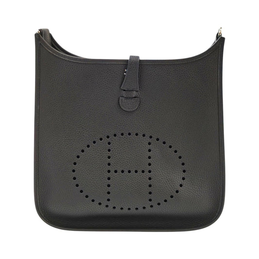 HERMES エルメス エブリン 1PM J刻印 2006年 ショルダーバッグ ブラック 管理番号：11451