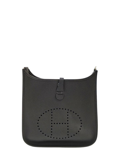 HERMES エルメス エブリン 1PM J刻印 2006年 ショルダーバッグ ブラック 管理番号：11451