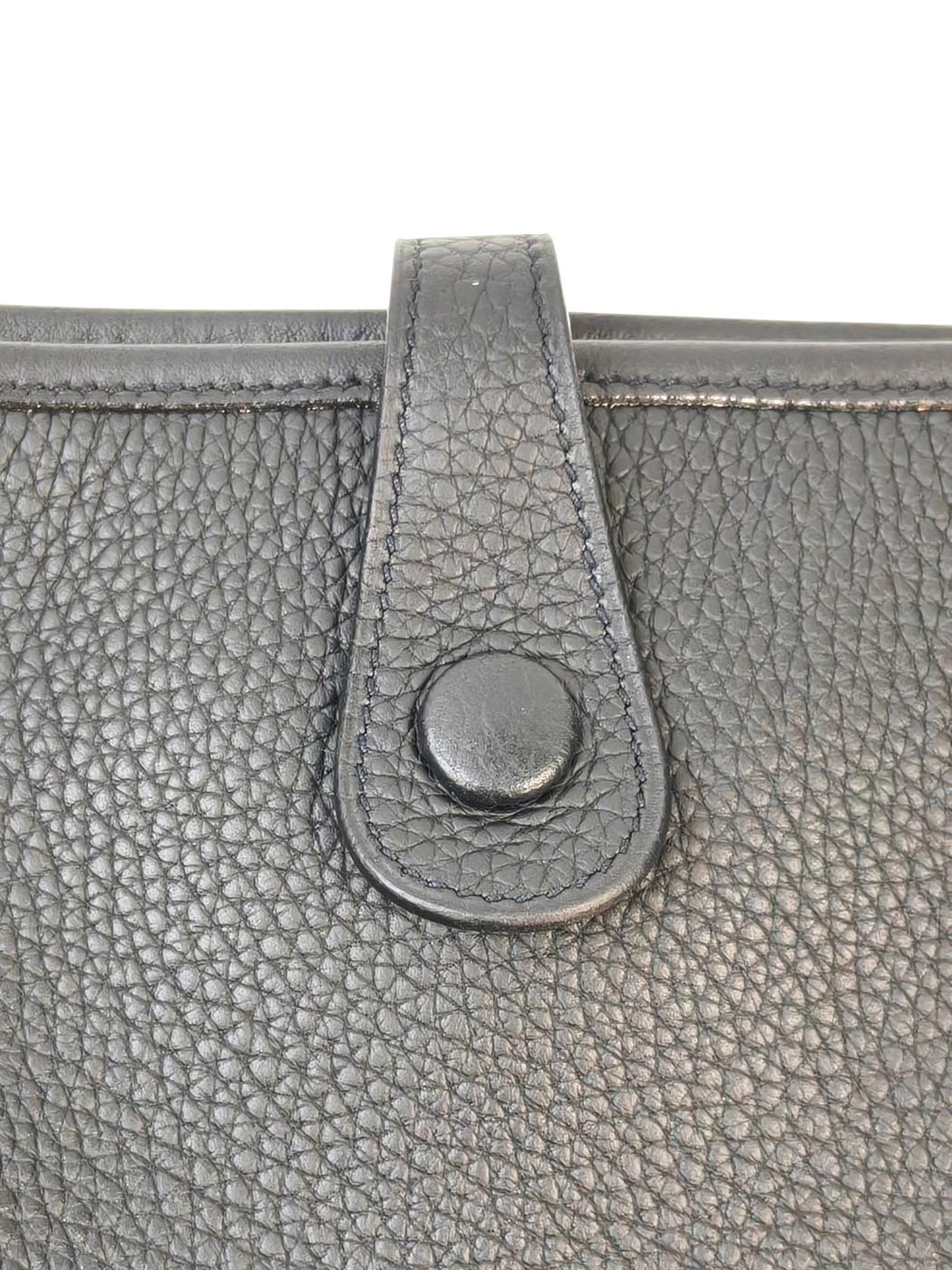 HERMES エルメス エブリン 1PM J刻印 2006年 ショルダーバッグ ブラック 管理番号：11451