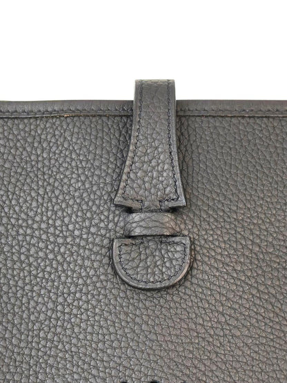 HERMES エルメス エブリン 1PM J刻印 2006年 ショルダーバッグ ブラック 管理番号：11451