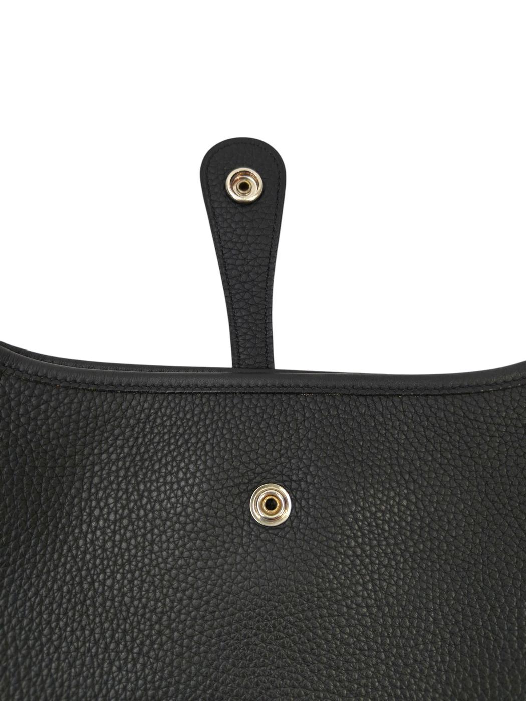 HERMES エルメス エブリン 1PM J刻印 2006年 ショルダーバッグ ブラック 管理番号：11451