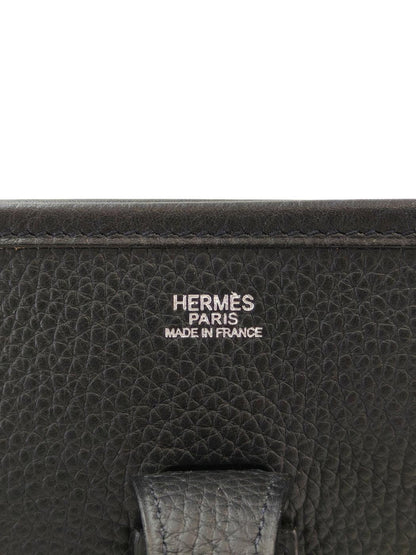 HERMES エルメス エブリン 1PM J刻印 2006年 ショルダーバッグ ブラック 管理番号：11451