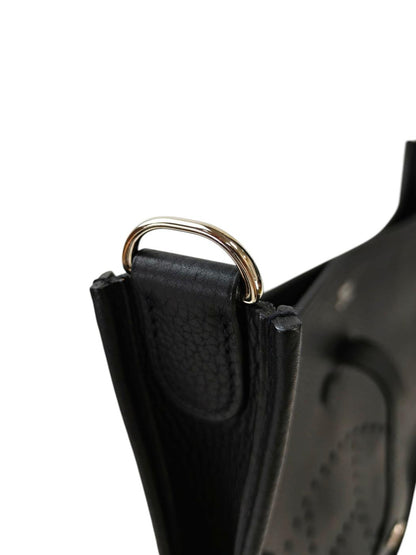 HERMES エルメス エブリン 1PM J刻印 2006年 ショルダーバッグ ブラック 管理番号：11451