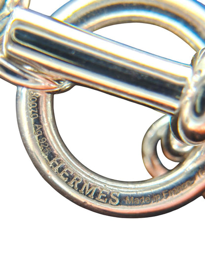 HERMES エルメス シェーヌダンクル アレアⅡ スモール ブレスレット シルバー 管理番号：11464