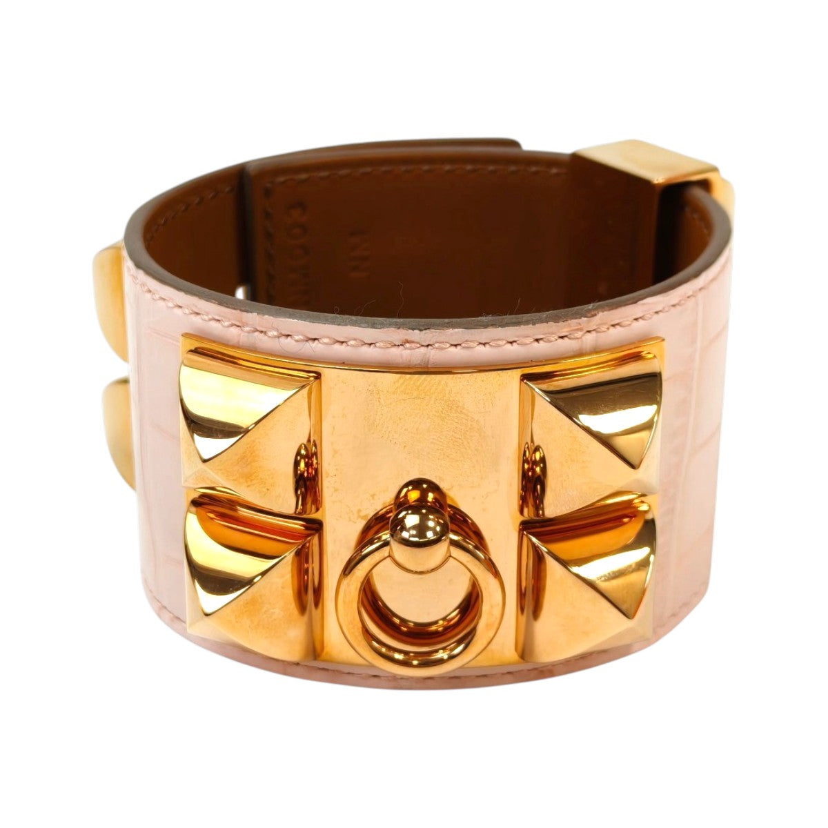 HERMES エルメス コリエドシアン B刻印 バングル ピンク  管理番号：11505
