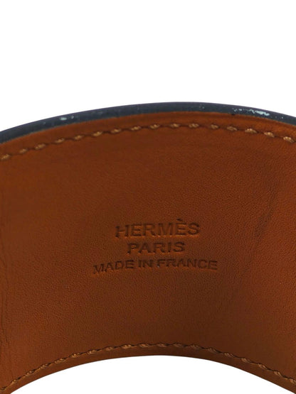 HERMES エルメス コリエドシアン T刻印 バングル ブルー 管理番号：11506