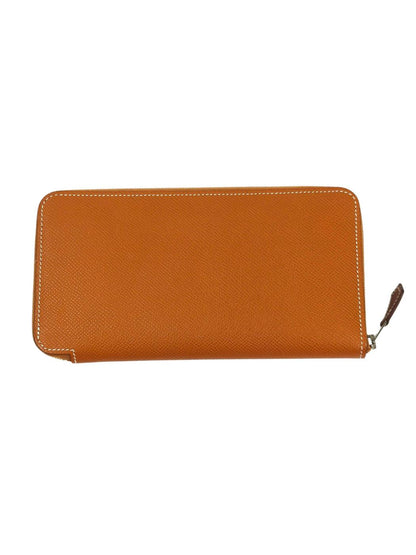 HERMES エルメス アザップロング シルクイン ラウンドファスナー B刻印 財布 ブラウン 管理番号：11511