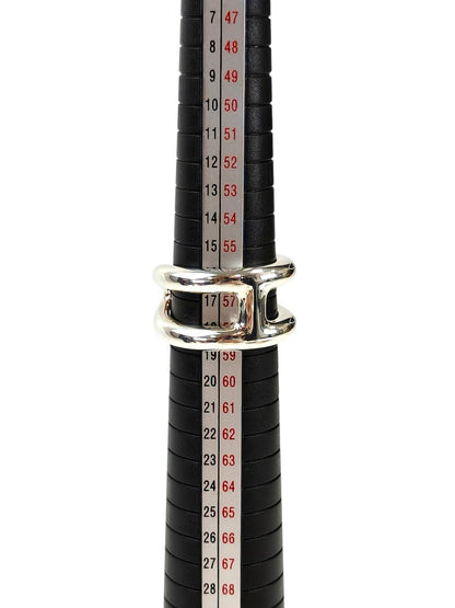 HERMES エルメス オスモス GM Ag925 ＃57 リング 銀 管理番号：11522