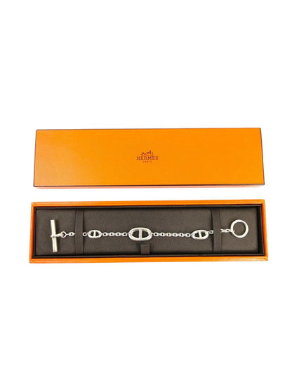 HERMES エルメス シェーヌダンクルファランドール ブレスレット シルバー 管理番号：11538