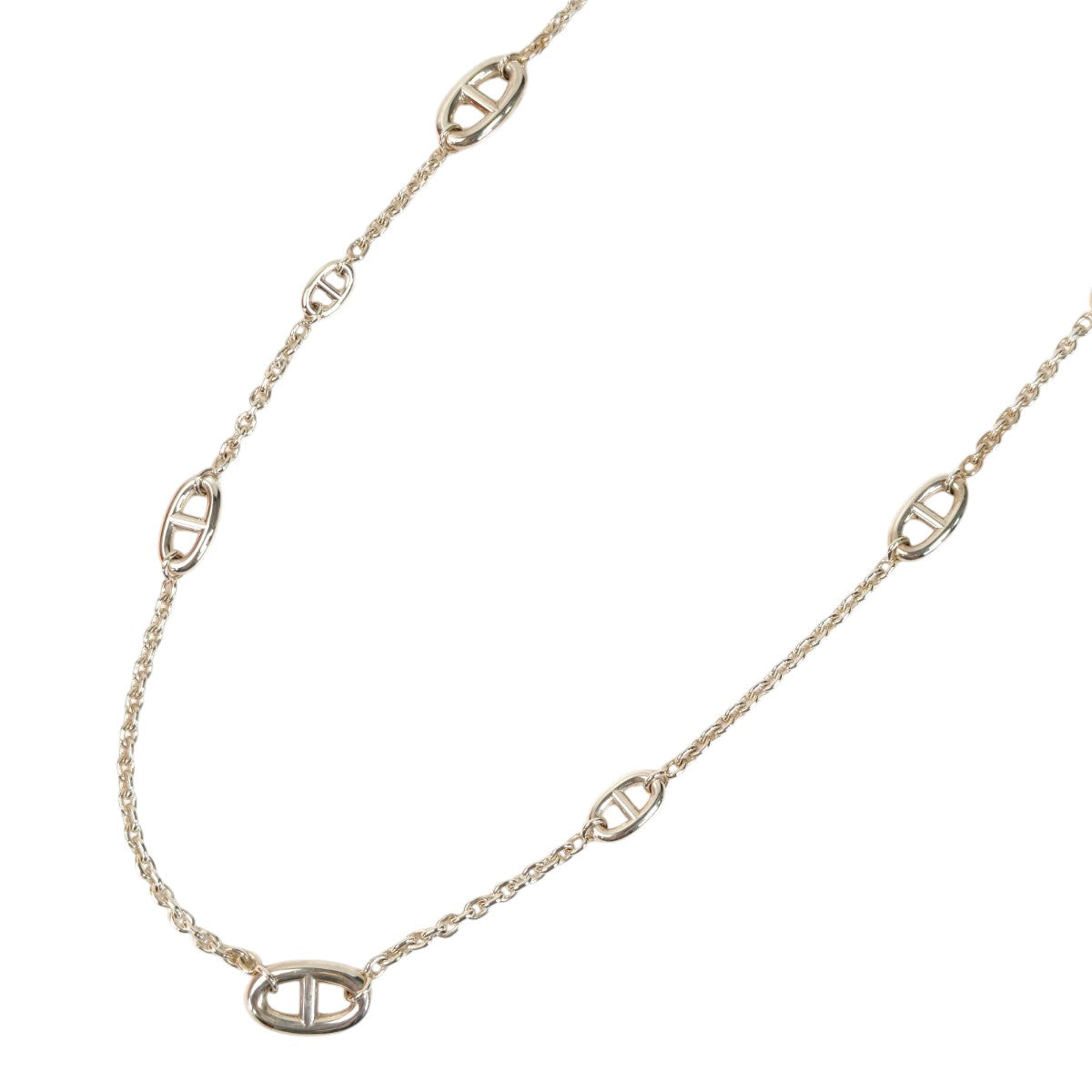 HERMES エルメス ファランドール80 Ag925 71.4g ネックレス シェーヌダンクル銀 管理番号：11551