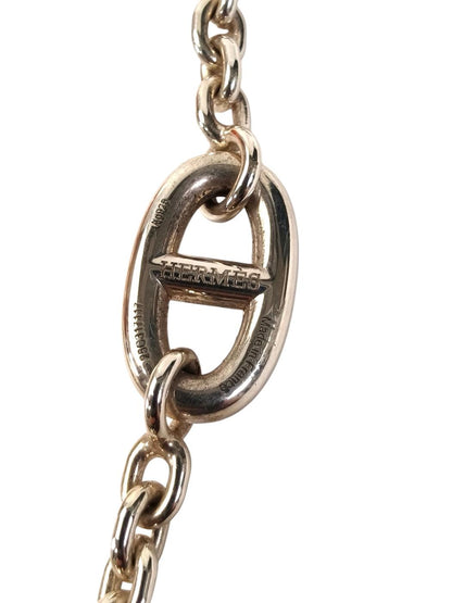 HERMES エルメス ファランドール80 Ag925 71.4g ネックレス シェーヌダンクル銀 管理番号：11551