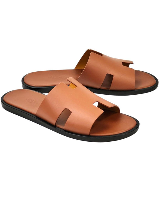 HERMES エルメス イズミール サンダル ブラウン 管理番号：11582