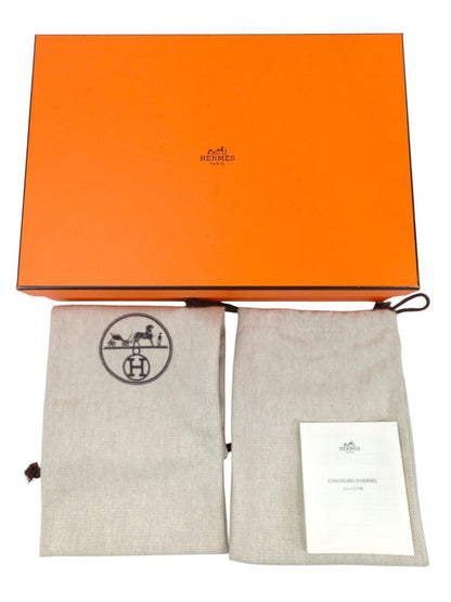 HERMES エルメス イズミール サンダル ブラウン 管理番号：11582