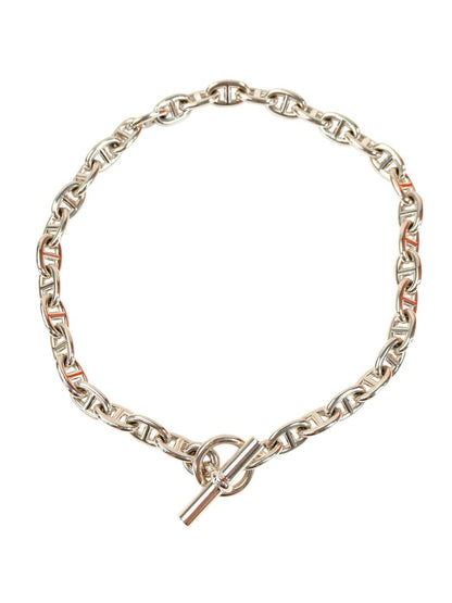 HERMES エルメス シェーヌダンクル MM 36コマ ネックレス シルバー 管理番号：11590