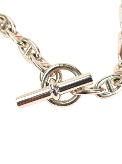 HERMES エルメス シェーヌダンクル MM 36コマ ネックレス シルバー 管理番号：11590