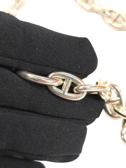 HERMES エルメス シェーヌダンクル MM 36コマ ネックレス シルバー 管理番号：11590
