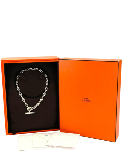 HERMES エルメス シェーヌダンクル MM 36コマ ネックレス シルバー 管理番号：11590