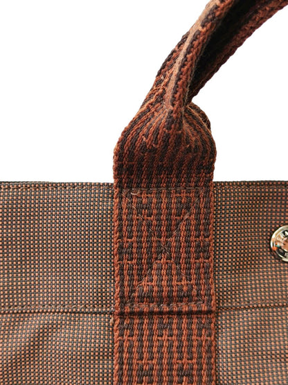 HERMES エルメス エールライン PM カデナ 鍵付き トートバッグ ブラウン 管理番号：11607