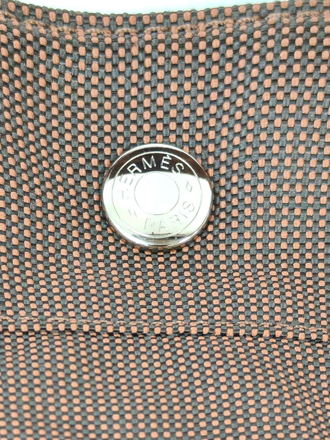 HERMES エルメス エールライン PM カデナ 鍵付き トートバッグ ブラウン 管理番号：11607