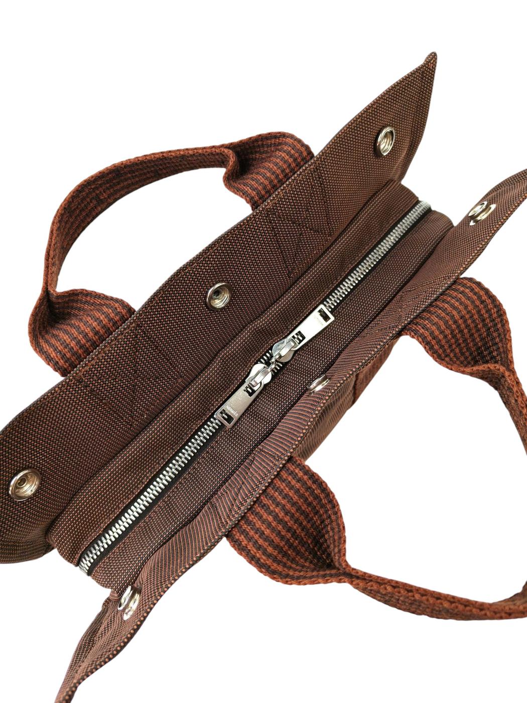 HERMES エルメス エールライン PM カデナ 鍵付き トートバッグ ブラウン 管理番号：11607