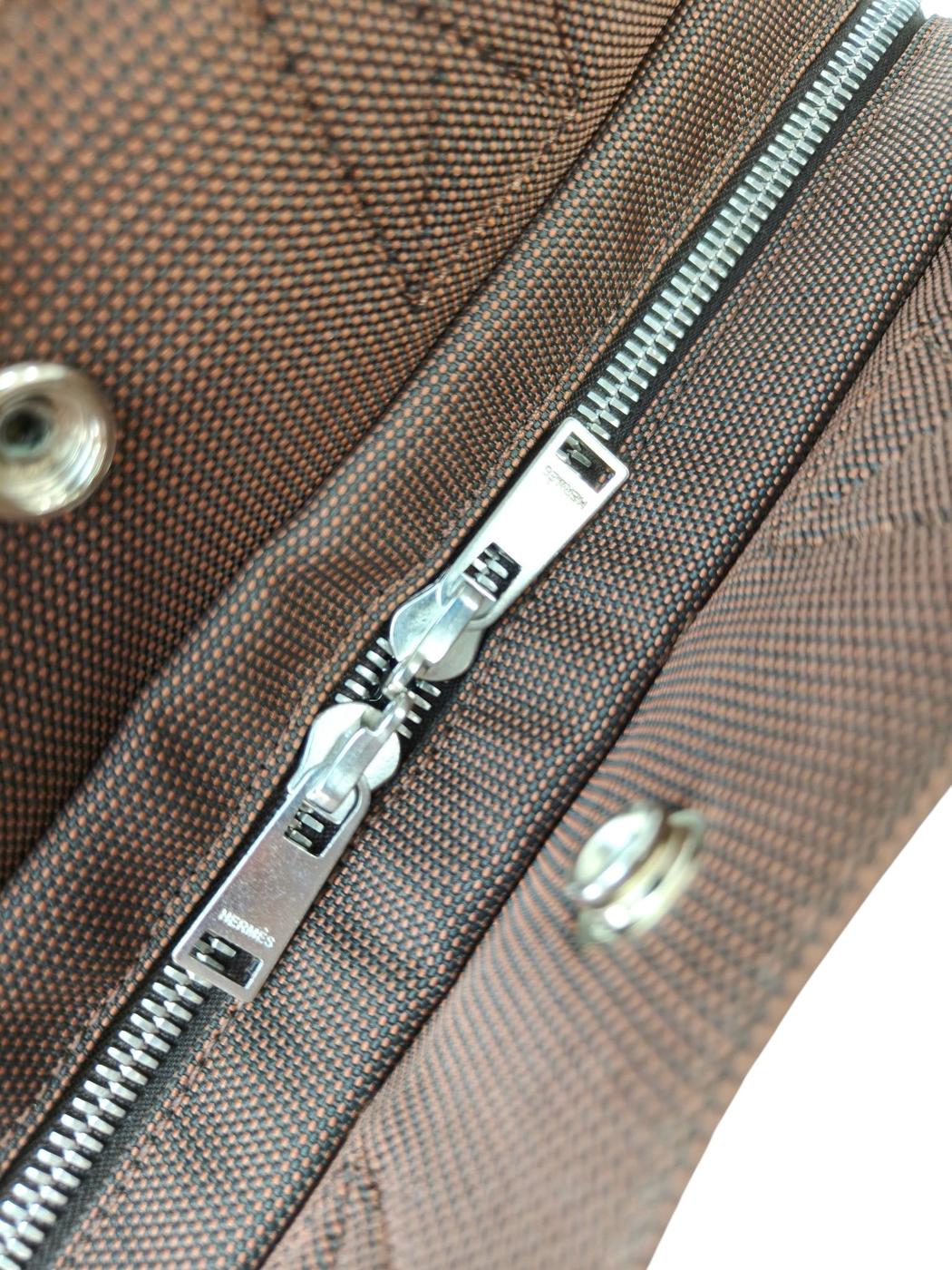 HERMES エルメス エールライン PM カデナ 鍵付き トートバッグ ブラウン 管理番号：11607