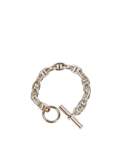 HERMES エルメス シェーヌダンクル MM ブレスレット シルバー 管理番号：11660