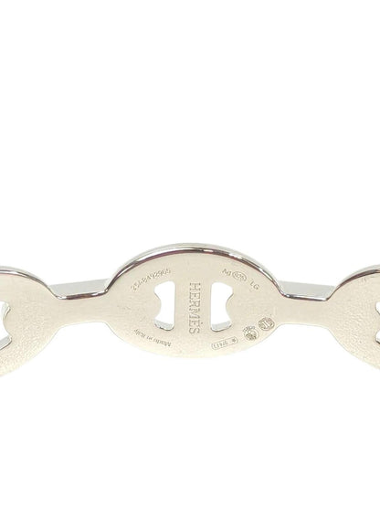 HERMES エルメス 新品未使用 シェーヌダンクル アンシェネ LG バングル シルバー  管理番号：11696