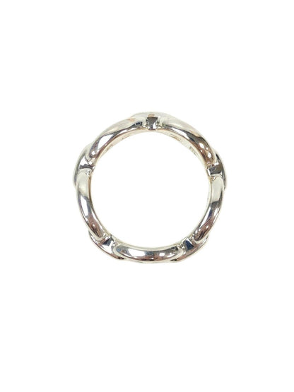 HERMES Chaine d'Ancre Enchainee Ring 925 Silver Ring Control Number: 11699