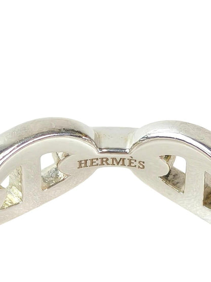 HERMES シェーヌダンクル アンシェネ シルバーAg925 ＃56 リング 銀 16号 管理番号：11739