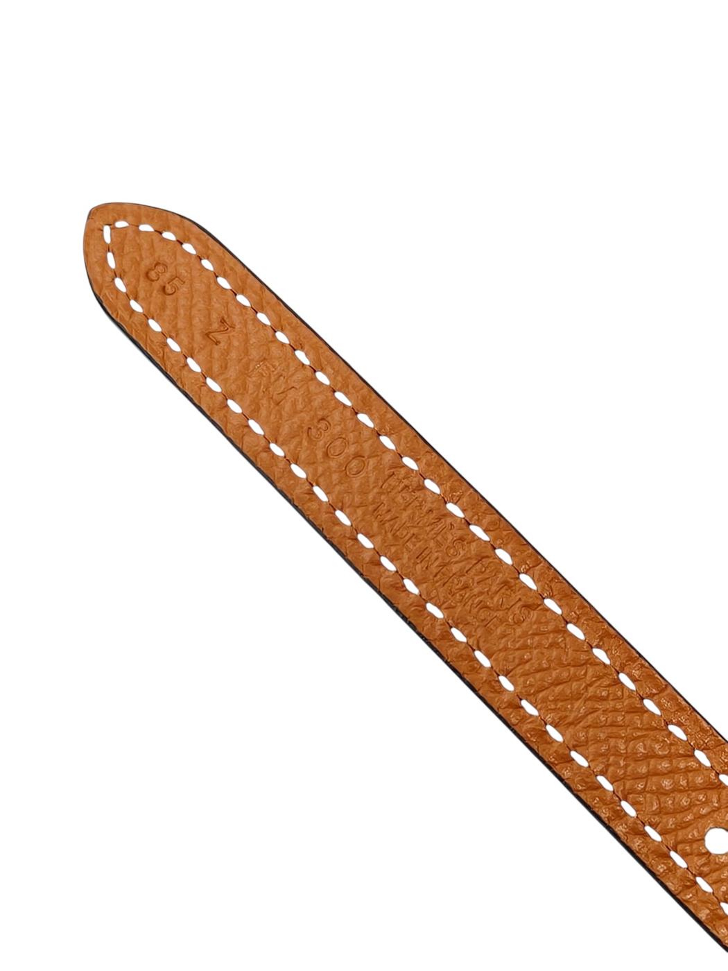 爱马仕 HERMES 13mm 双面腰带（黑/棕色）2021年款 管理编号：11808