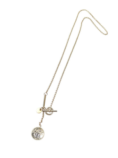 HERMES Ex-Libris 925/750 Combo Amulet Necklace Silver Management Number: 11809