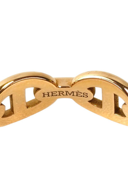 HERMES Chaine d'Ancre Enchainee #53 PG 18K Ring Pink Gold Ref: 11826