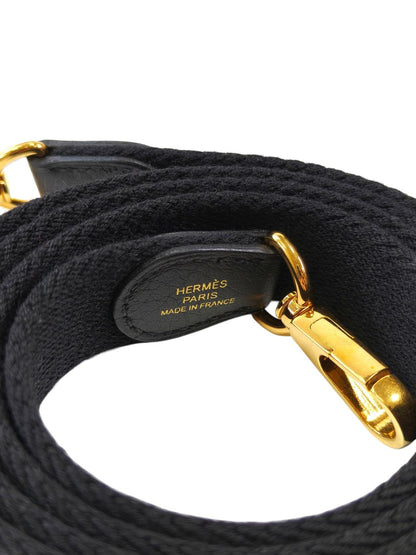HERMES 爱马仕 Evelyne TPM Taurillon U刻印 单肩包 黑色 管理编号：11843