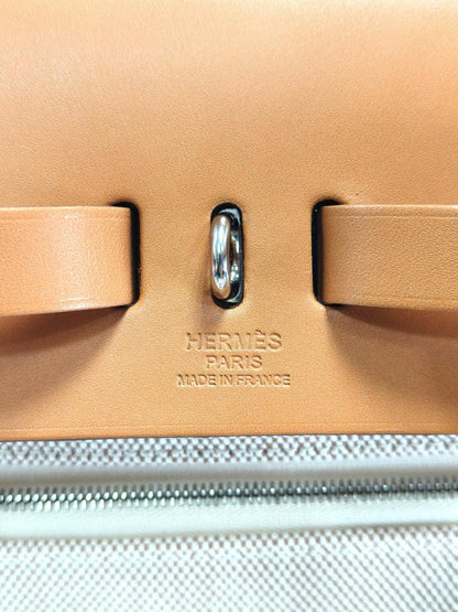 HERMES Herbag Zip Ad Toile GM Calf ZTS007 Backpack Brown Control Number: 11857