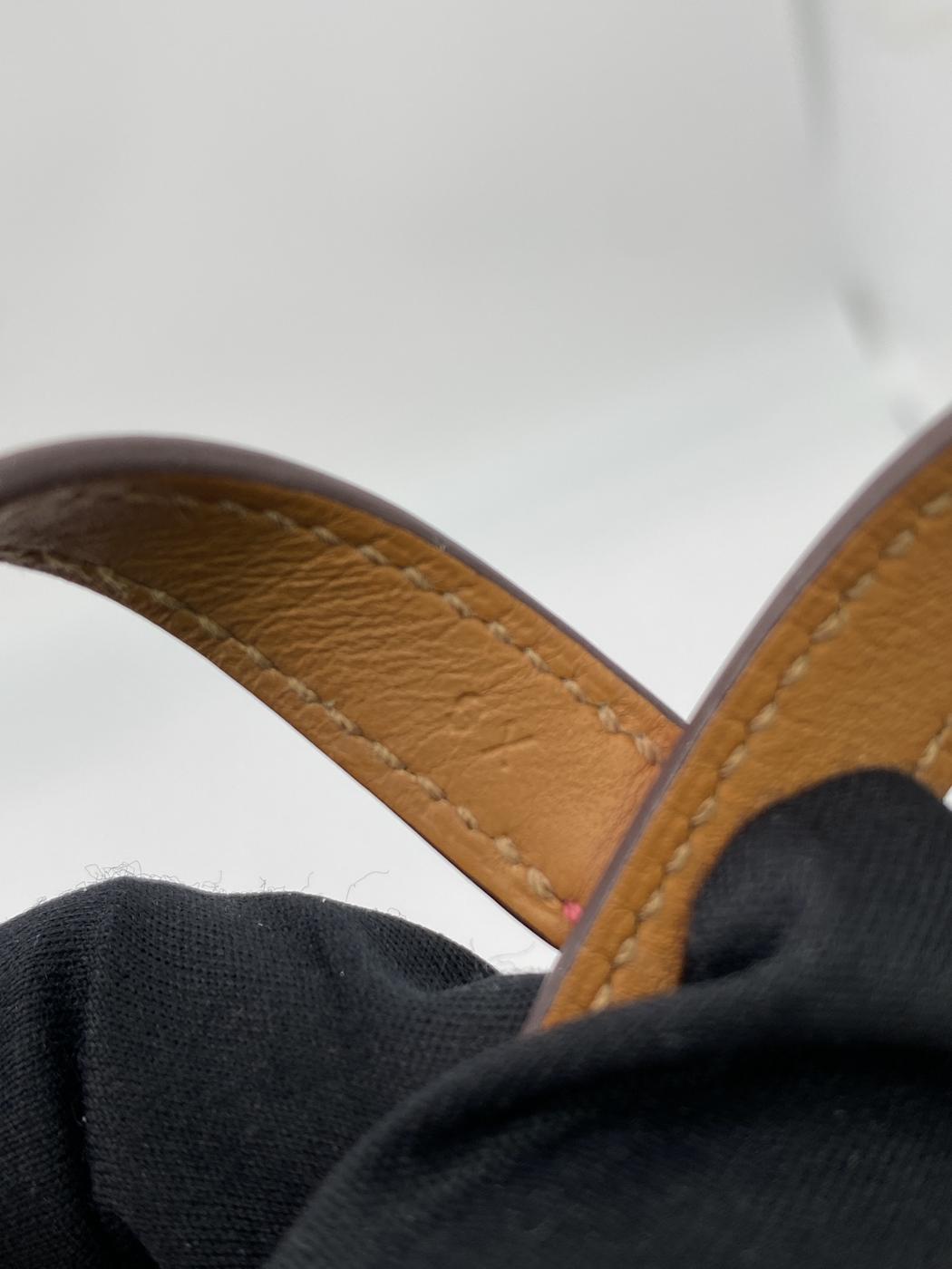 エルメス コリエドシアン ドゥブルトゥール ブレスレット 2連 バングル ボルドー 管理番号：8377