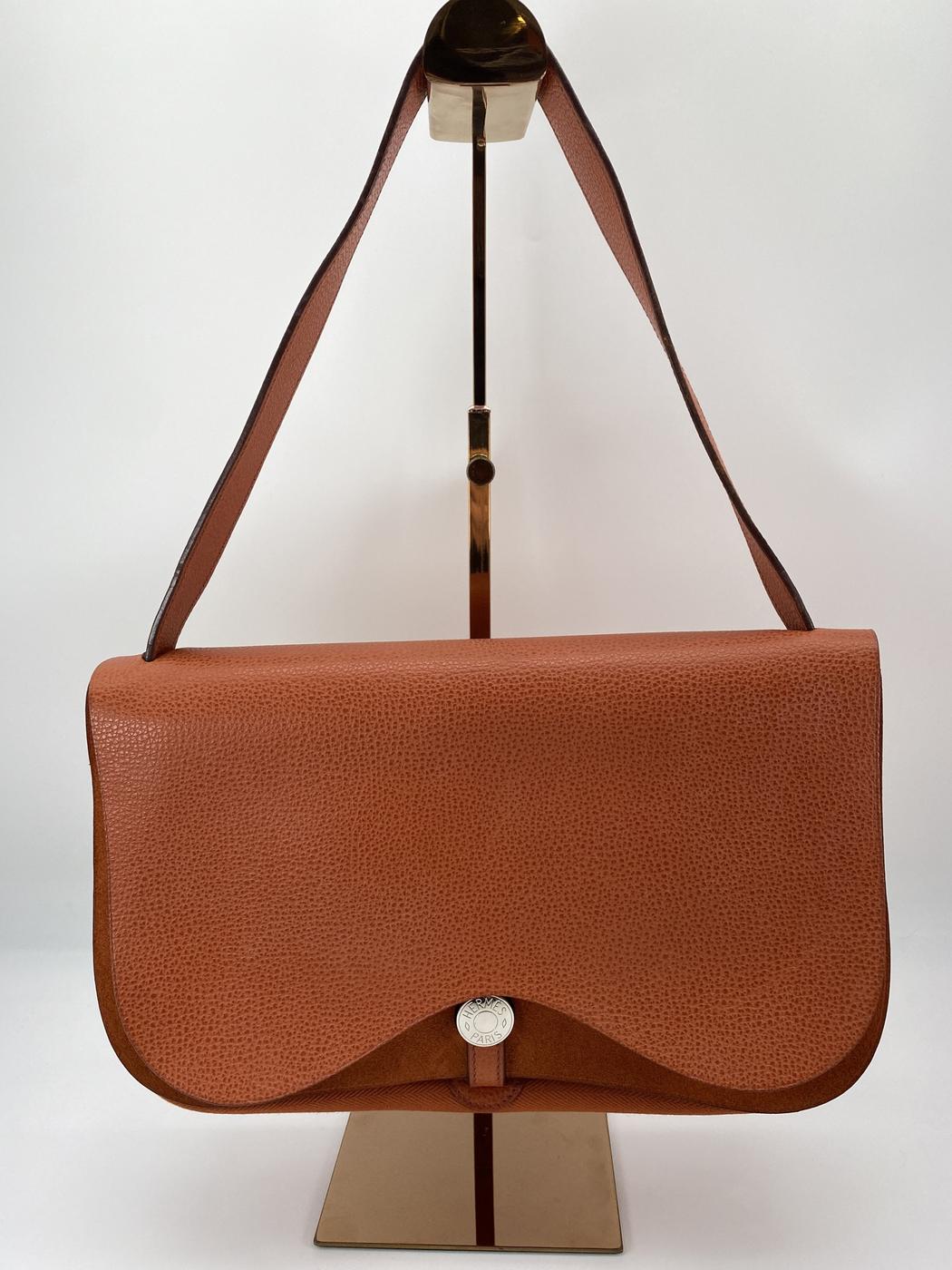 HERMES エルメス ショルダーバッグ コロラドMM レザー キャンバス サックコロラドMM 管理番号：8843