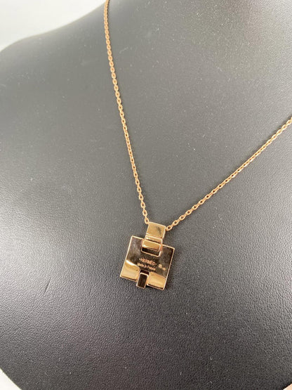 Hermes Eileen Necklace in Pink and Pink Gold, Reference Number: 9029