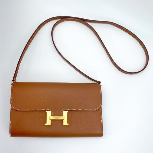 HERMES エルメス コンスタンス トゥーゴー ウォレット エプソン ゴールド金具 U刻印 2022年 管理番号：9169