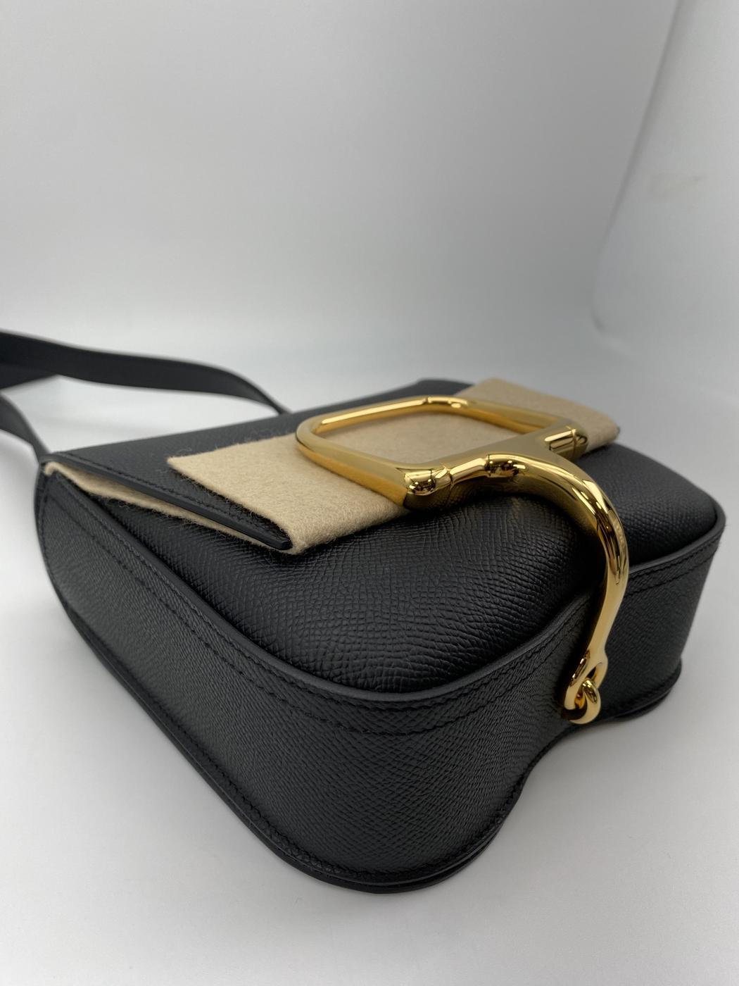 [Like New] Hermès Della Mini Bag, Noir/Gold Hardware, Unused, Reference Number: 9172