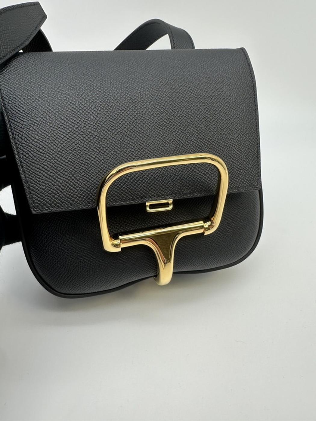 [Like New] Hermès Della Mini Bag, Noir/Gold Hardware, Unused, Reference Number: 9172